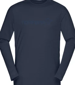 T-Skjorter/Long Sleeves-Norrøna Falketind Equaliser Merino Round Neck M's