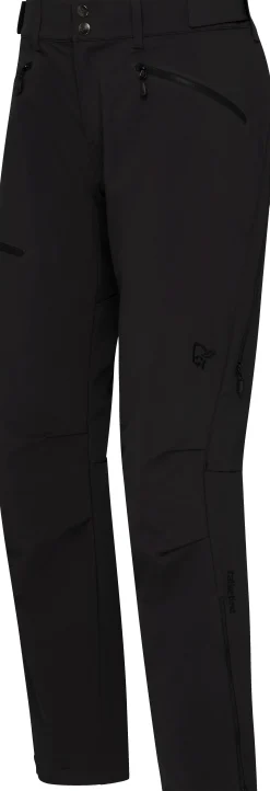 Bukser-Norrøna Falketind Flex1 Pants Short W's Caviar Black