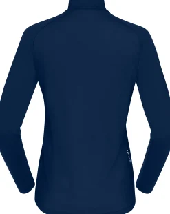 T-Skjorter/Long Sleeves-Norrøna Femund PureUll Zip Neck W's
