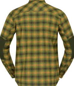 Skjorter-Norrøna Finnskogen Wool Shirt M's Olive Night