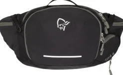 Ryggsekk|Ryggsekk-Norrøna Fjørå Econyl195 6L Hip Pack Caviar Black