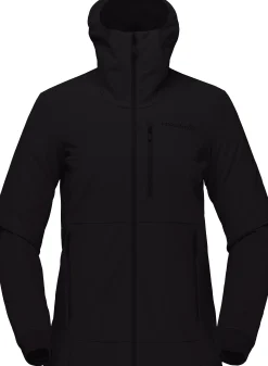 Jakker/Overdeler-Norrøna Lofoten Hiloflex200 Hood W's Caviar Black