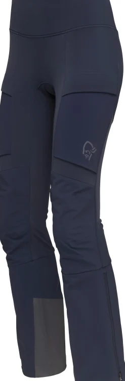 Bukser-Norrøna Lyngen Equaliser Stretch Tights W's Indigo Night Blue