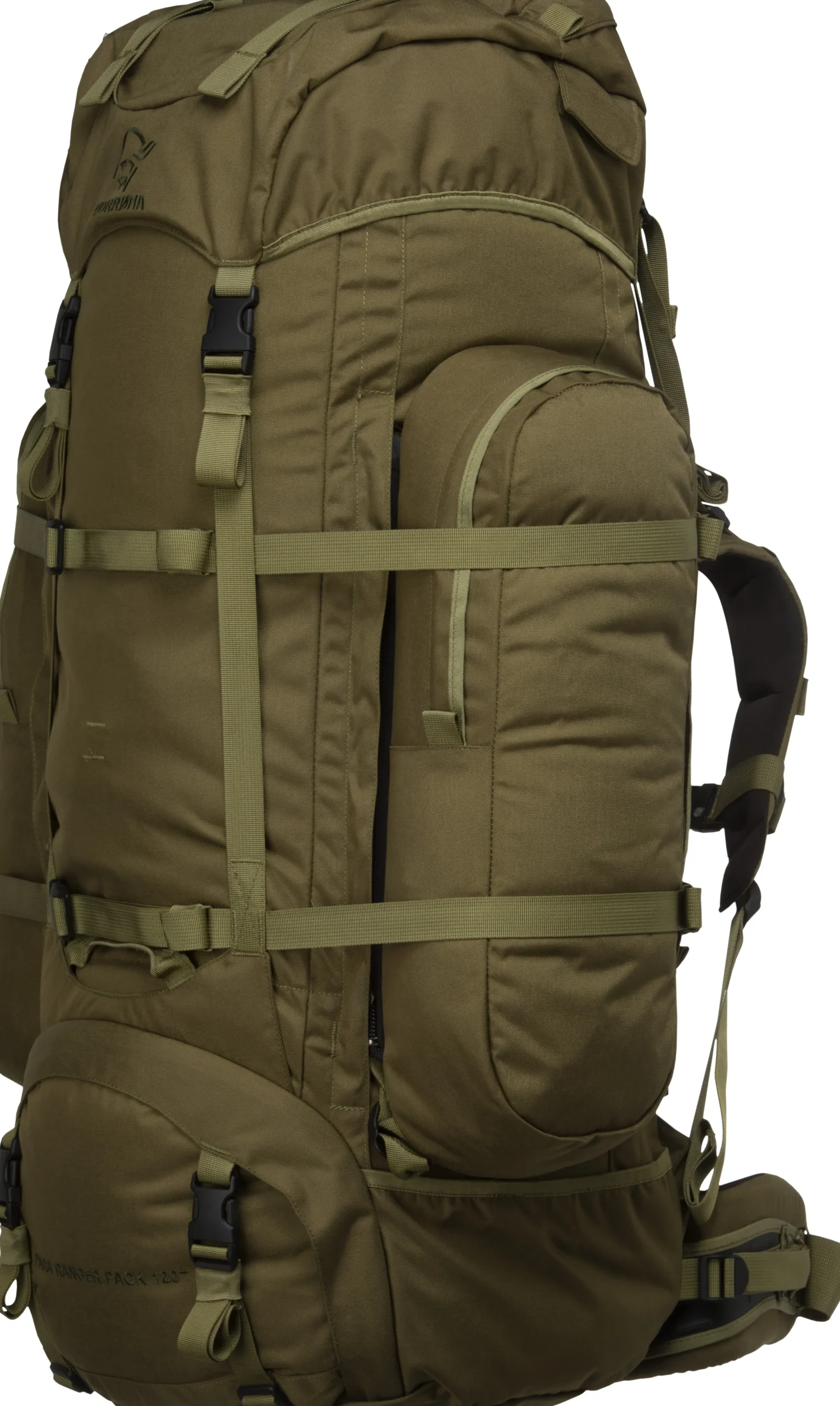 Ryggsekk|Ryggsekk-Norrøna Recon Para Ranger 120L Synkron Pack Green