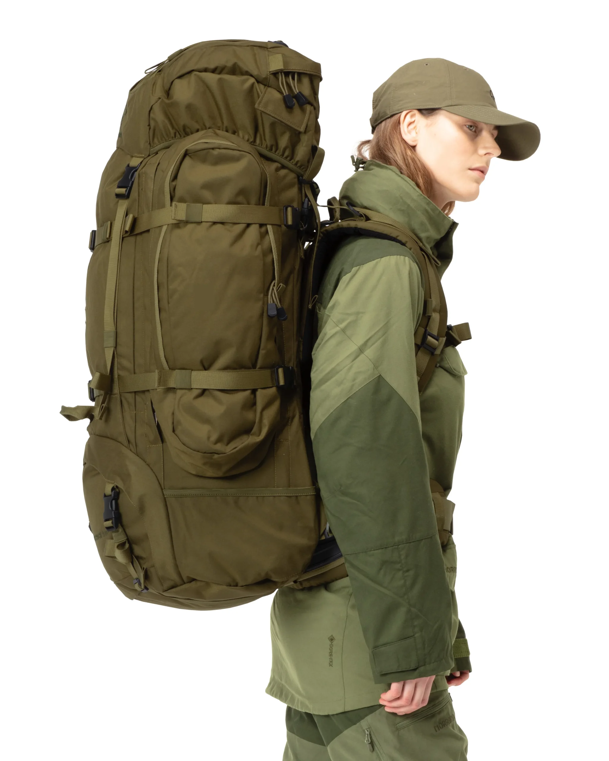 Ryggsekk|Ryggsekk-Norrøna Recon Para Ranger 120L Synkron Pack Green